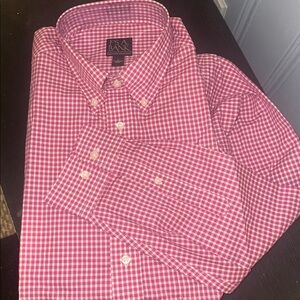 Jos. A. Bank Red Gingham Men's Shirt